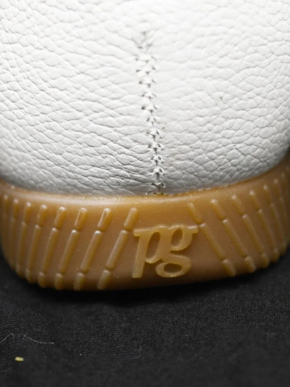 NEW $470 PAUL GREEN Chantel Sneaker LACE-UP LEATHER WHITE ANTELOPE 7.5 US (TF14)